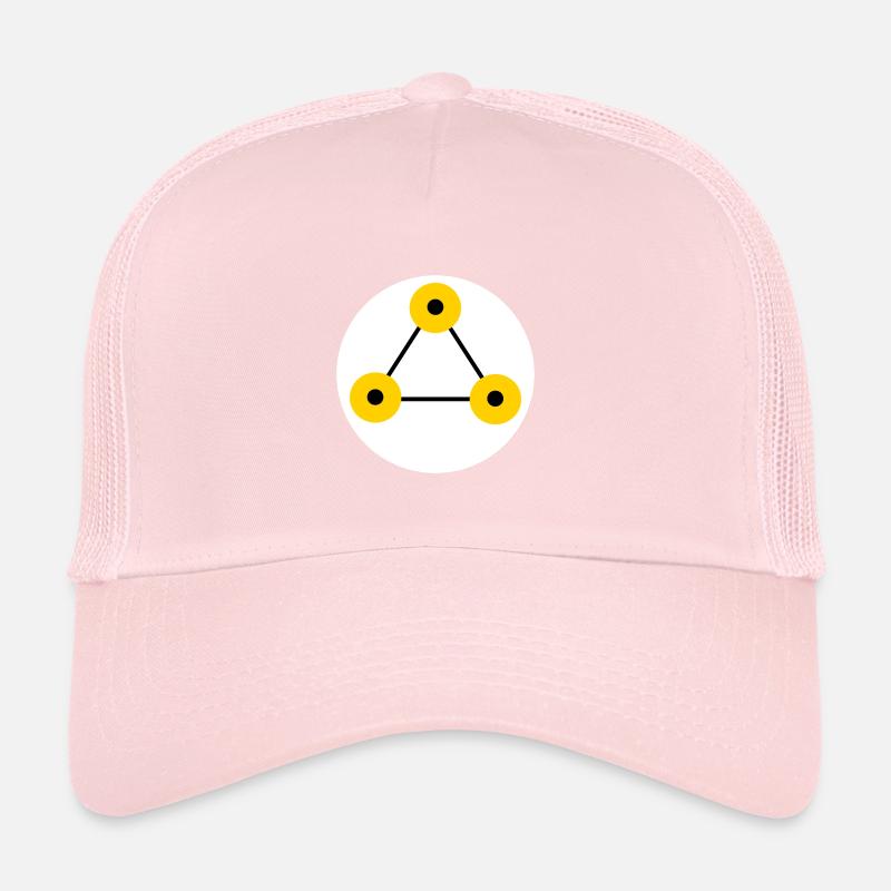 Triangular sign Trucker Cap