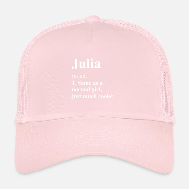 Julia Définition Cool Nom Dire Cadeau Casquette trucker 