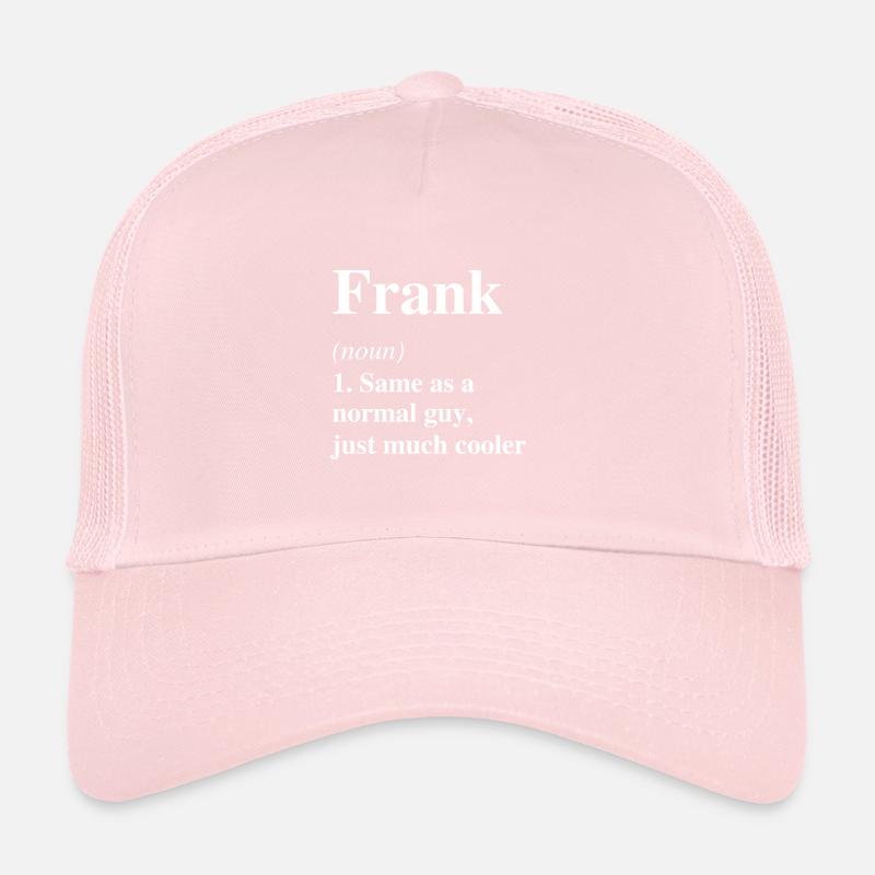 Frank Definition Cooler Name Spruch Geschenk Trucker Cap