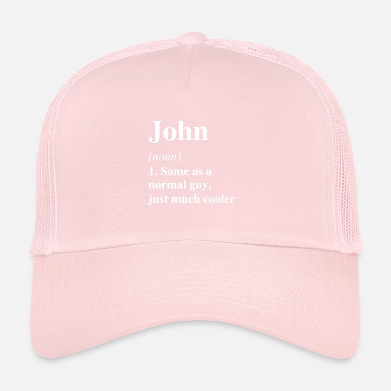 John Definition Cooler Name Spruch Geschenk Trucker Cap