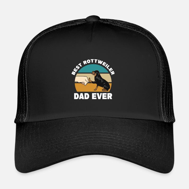 Chien Rottweiler Casquette trucker 