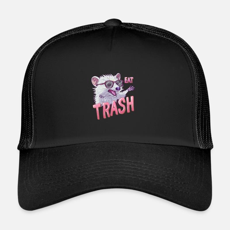 Trashy Opossum Trucker Cap