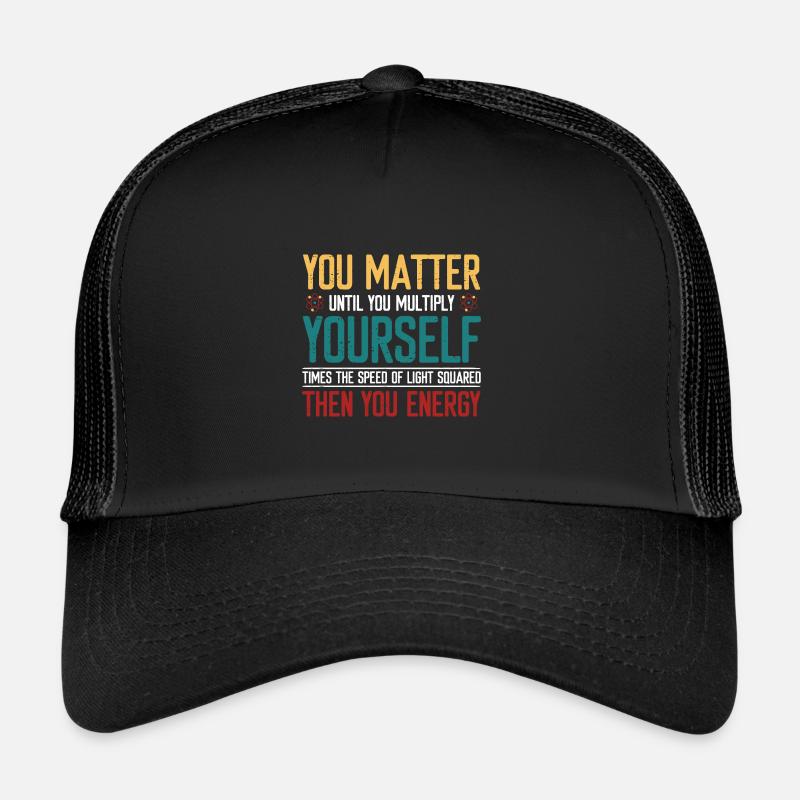 Physique quantique Physicien Physique Professeur Molécule Casquette trucker 