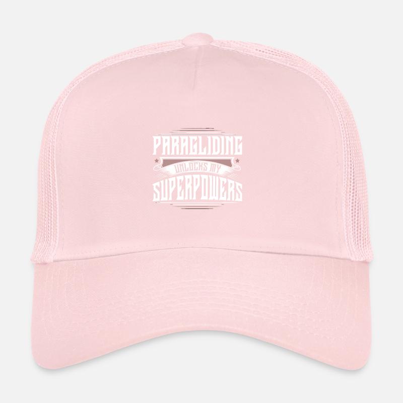 Paragliding Unlocks My Superpowers Paraglider Para Trucker Cap