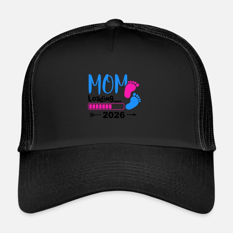 Mom Loading 2026 for expectant mothers Trucker Cap