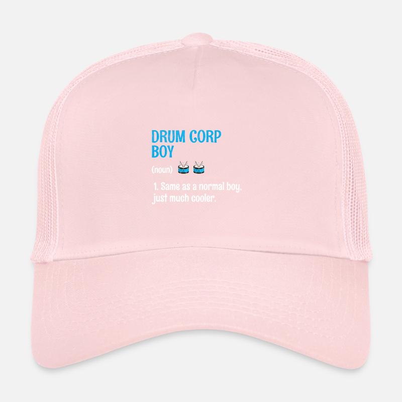 Drum Corps Marching Band Drum Corp Boy Music Percu Casquette trucker 