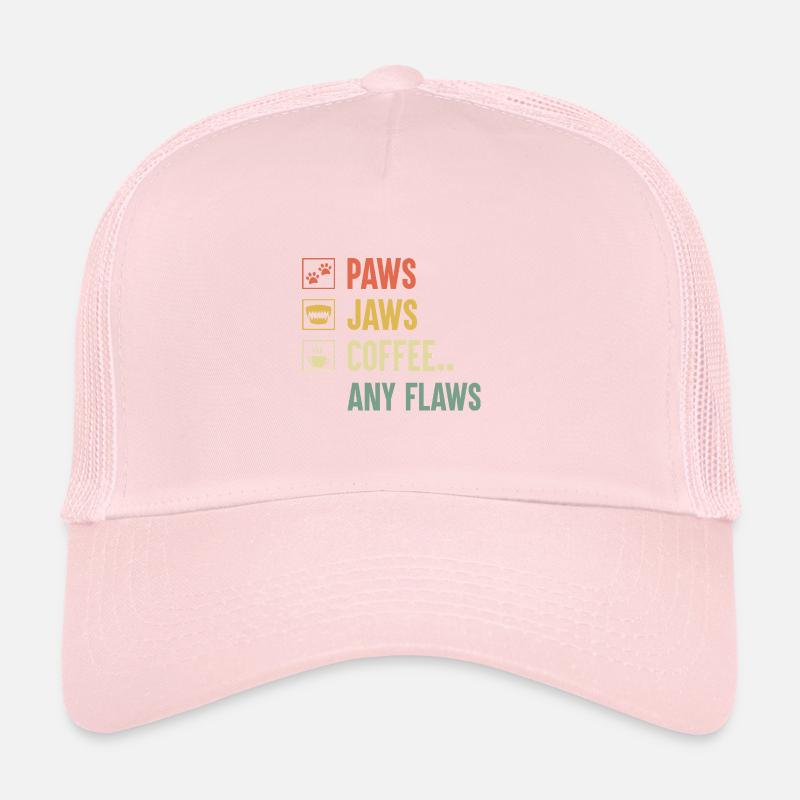 Pattes mâchoires Café Tous les défauts Caffeine Lover Boxer Casquette trucker 