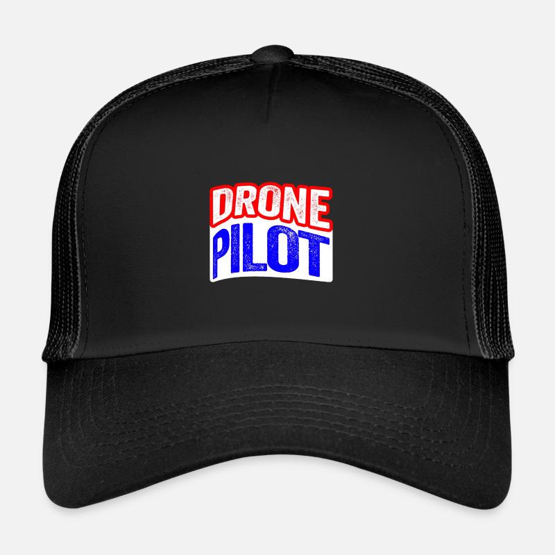 Drohnen Pilot - Vintage Warp Design Geschenk Trucker Cap