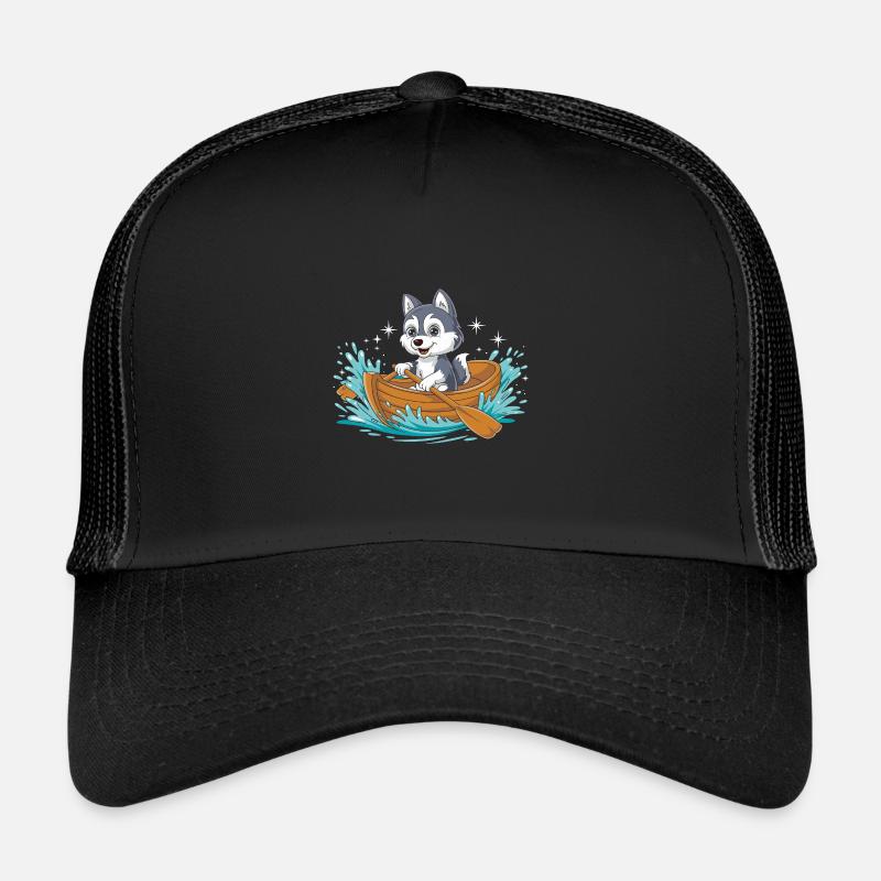 A Husky Boating Paddle Boat Trucker Cap