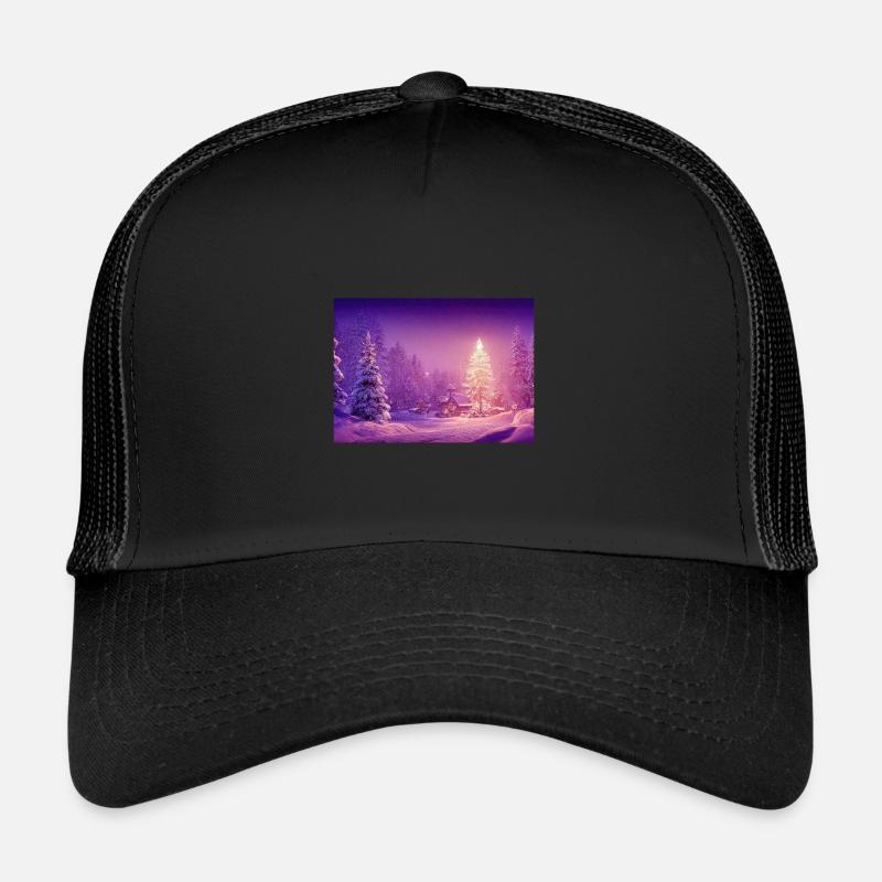 Weihnachten 16 - Trucker Cap - Schwarz/Schwarz