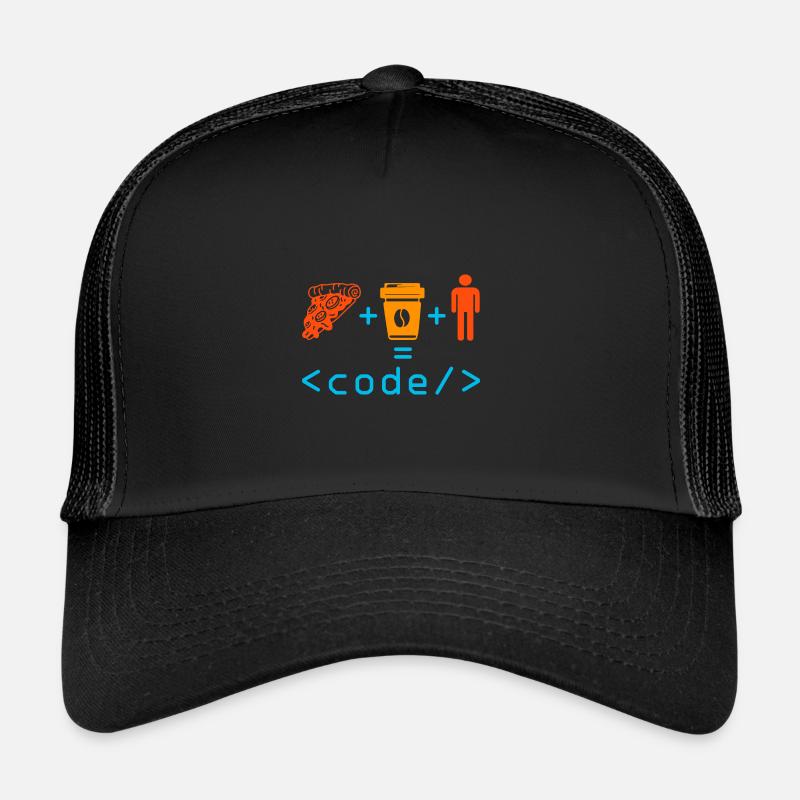 Programmeur, Codeur, Ordinateur, Nerd, Geek, Codage, Drôle Casquette trucker 