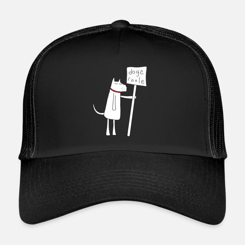 Dogs Roole - Trucker Cap - black/black