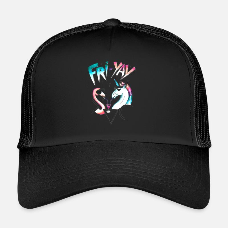FRI-YAY - Trucker Cap - black/black
