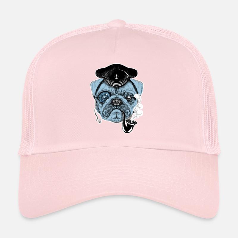 Pug Sailor Casquette trucker 