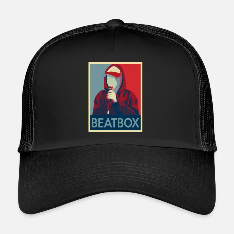 Beatbox - Trucker Cap - Schwarz/Schwarz