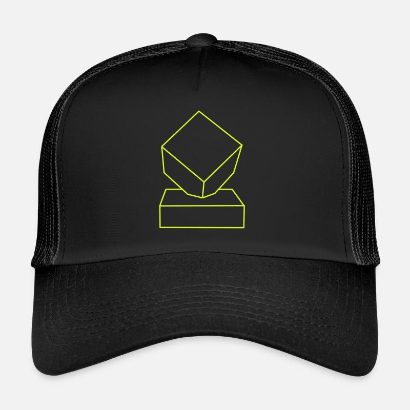 Cobble Roubaix Icon Yellow large Trucker Cap