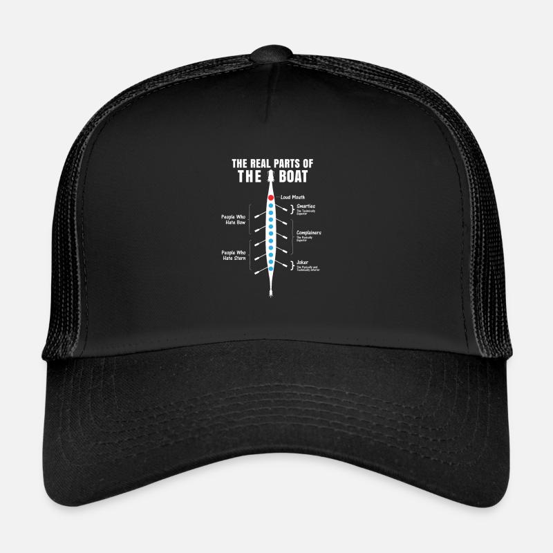 Rudern Ruderer Boot lustige Sprüche Retro Geschenk Trucker Cap