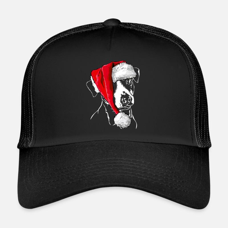 JACK RUSSELL TERRIER NOËL Bonnet Wilsigns Casquette trucker 