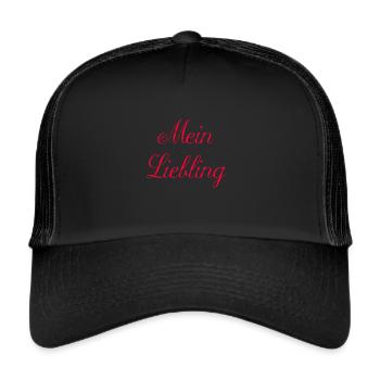 My darling - Trucker Cap - black/black - Front