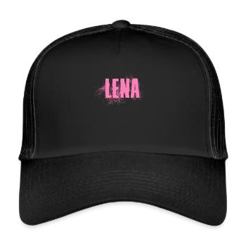 Lena - Trucker Cap - black/black - Front