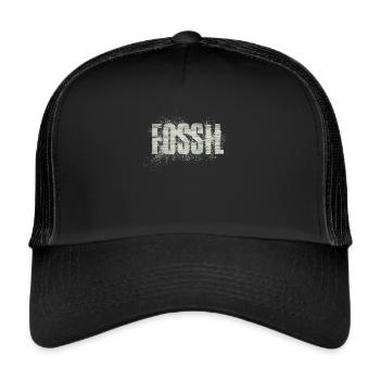 Fossil - Trucker Cap - Schwarz/Schwarz - Vorne