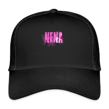 Nena - Trucker Cap - Schwarz/Schwarz - Vorne
