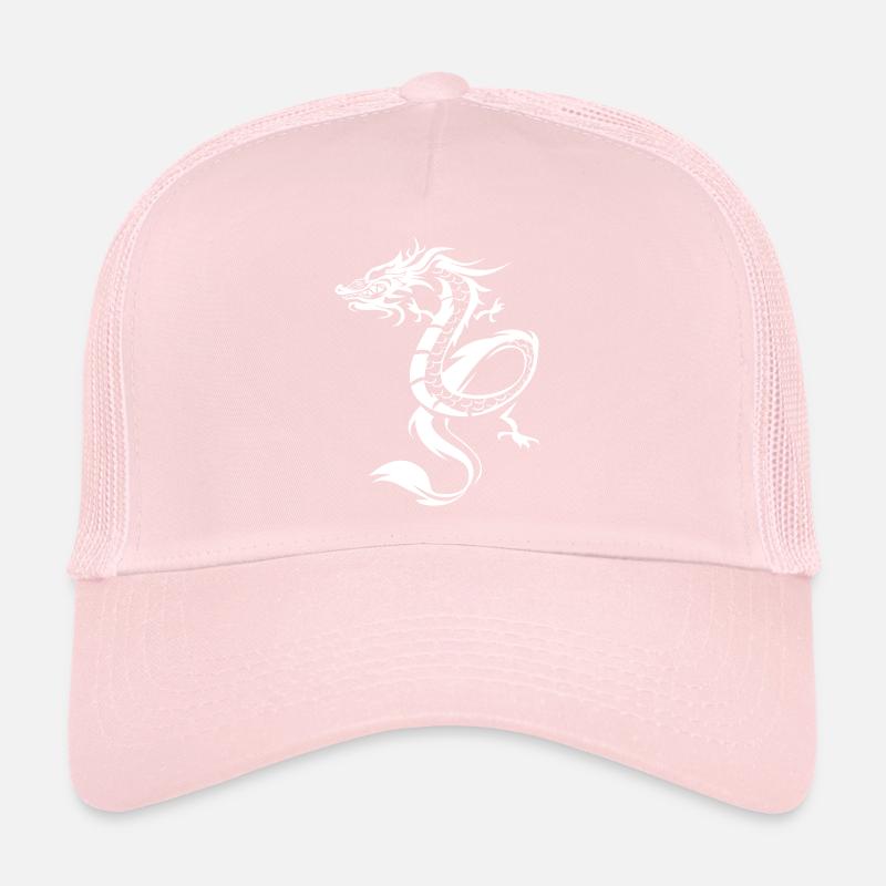 Symbole du dragon chinois Casquette trucker 