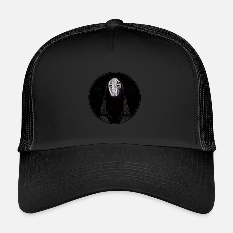 pas de visage - Casquette trucker  - noir/noir