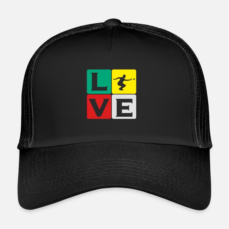 Boule Pétanque pétanque boule boule boule Casquette trucker 