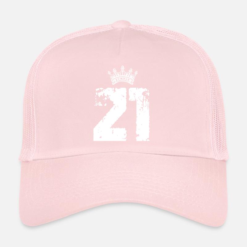 21 Number crown Trucker Cap