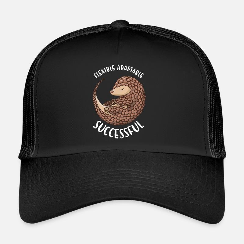 Flexible Adaptable Successful Pangolin Trucker Cap