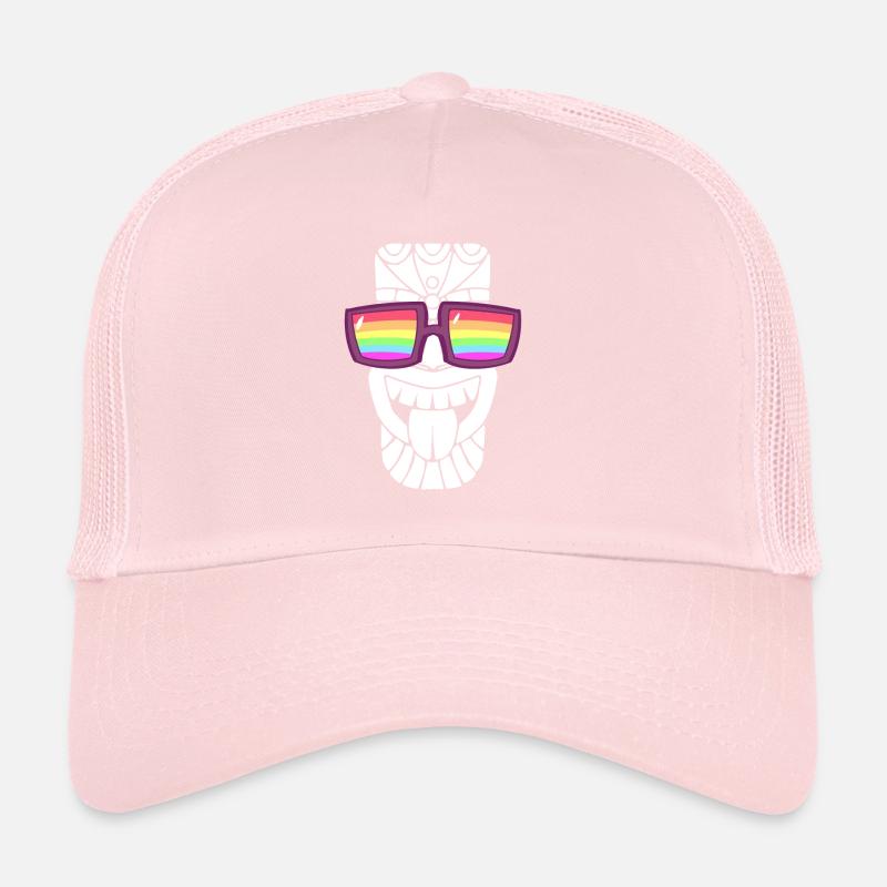 Sonnenbrille mit Regenbogenfahne Trucker Cap