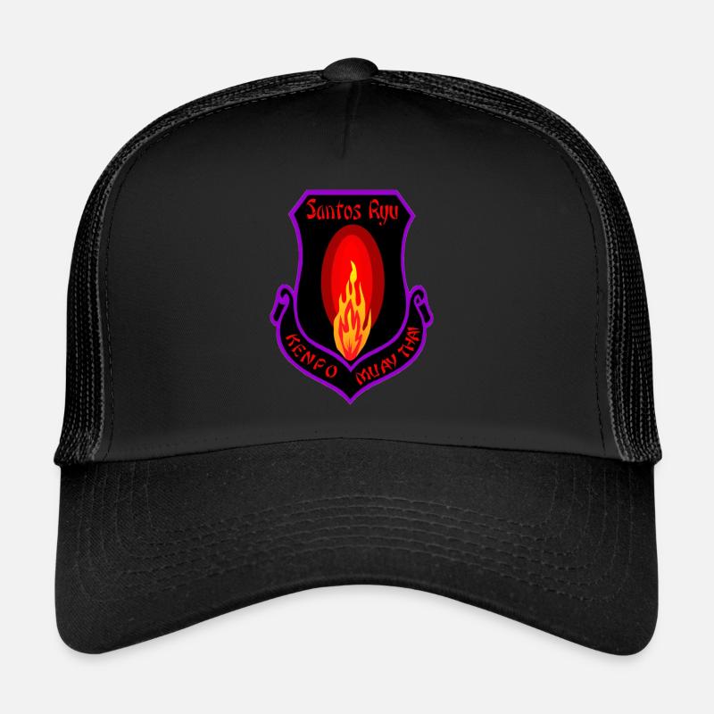 Kenpokan Dojo - Trucker Cap - Schwarz/Schwarz