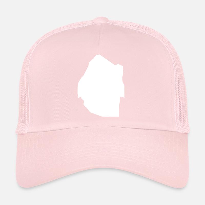 Swaziland map flag Trucker Cap