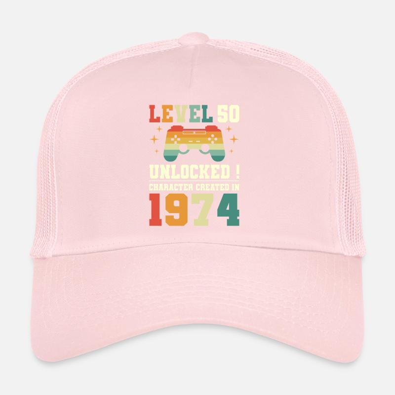 Level 50 Anniversary Gamer 50 Years Trucker Cap
