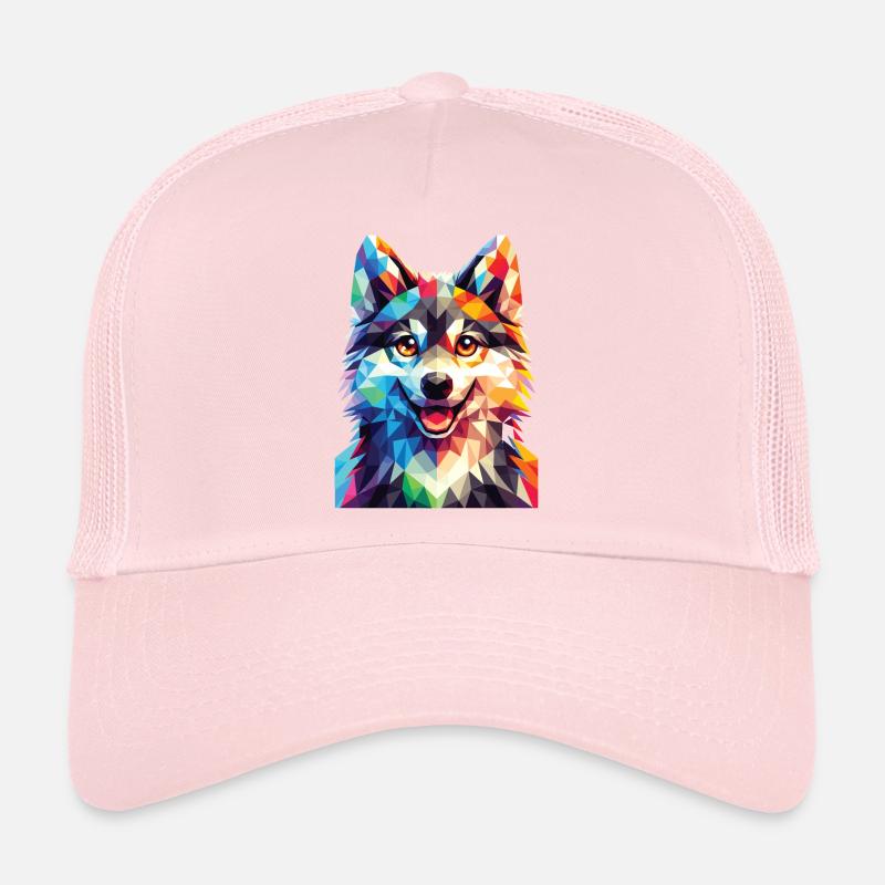 Loup polygonal Casquette trucker 