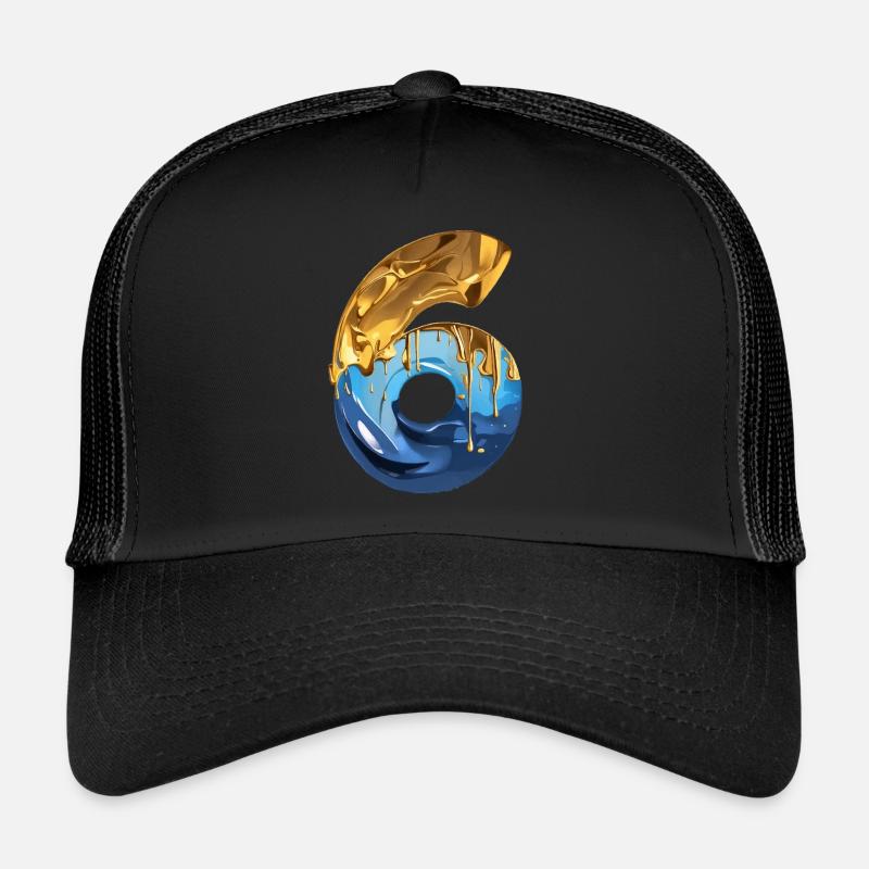 NON. 6 NUMÉRO 6 COOL 6E ANNIVERSAIRE Casquette trucker 