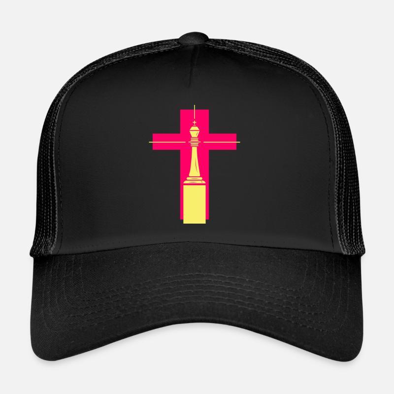 échecs, échec et mat, joueur d'échecs, tournoi d'échecs, roi Casquette trucker 