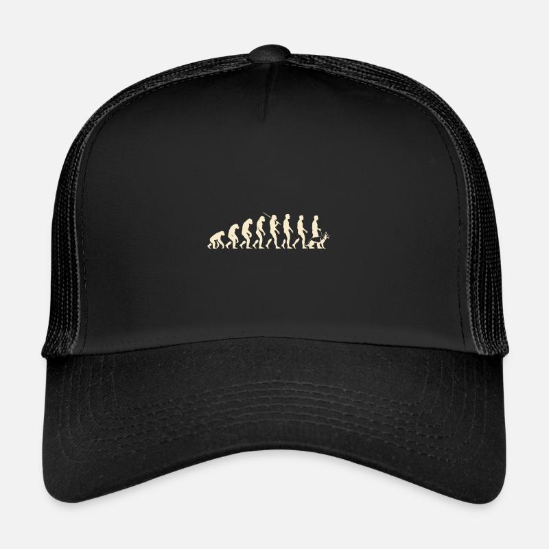 Evolution Berger Allemand Amoureux des chiens Bergers GSD Casquette trucker 