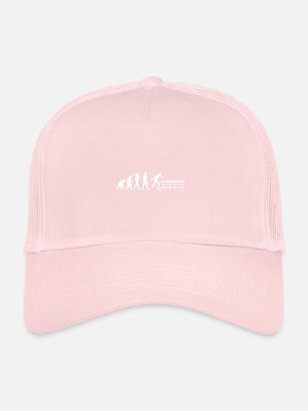 Ping-pong Evolution Ping-pong ping-pong - Casquette trucker  - rose pâle - Devant
