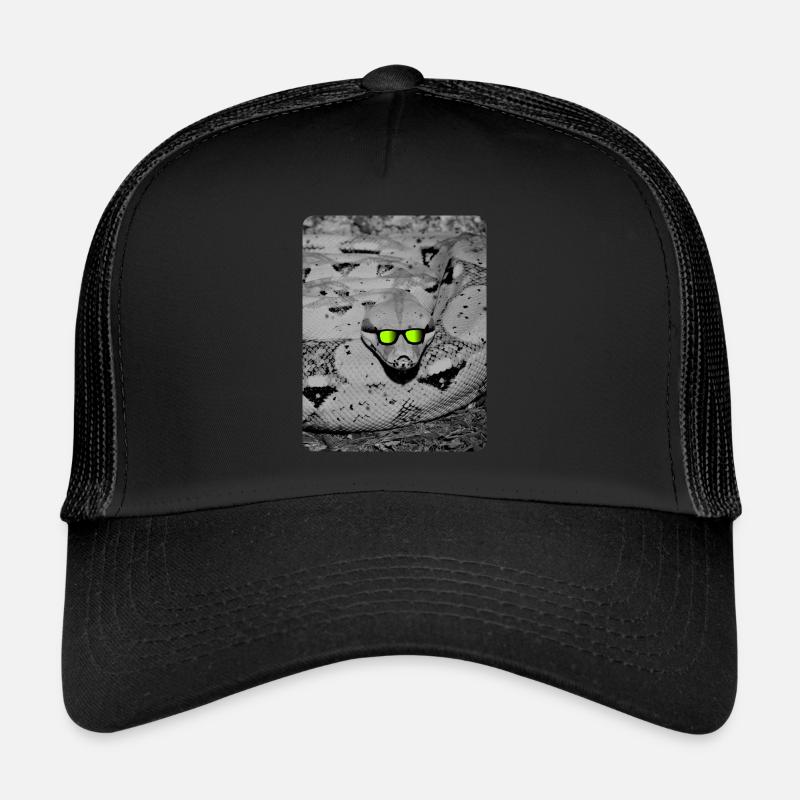 Snake reptile lunettes de soleil Casquette trucker 