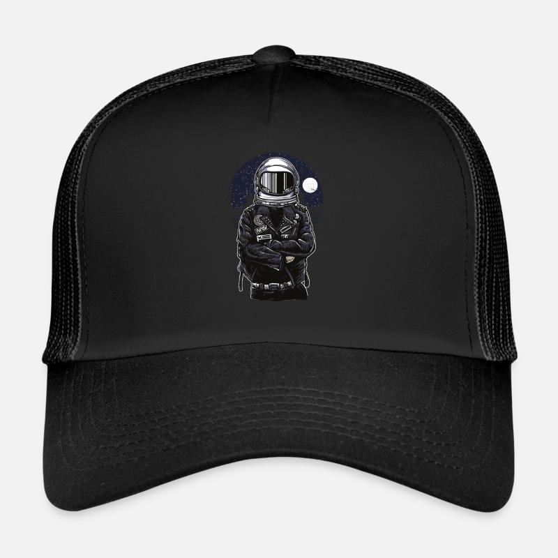 Astronaut space space flight - Trucker Cap - black/black