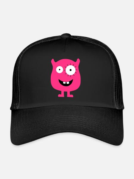 monstre - Casquette trucker - noir/noir
