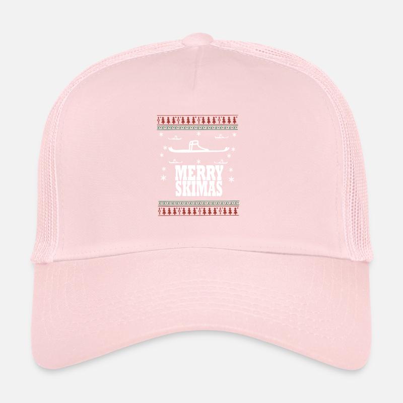 Ski de Noël moche Casquette trucker 
