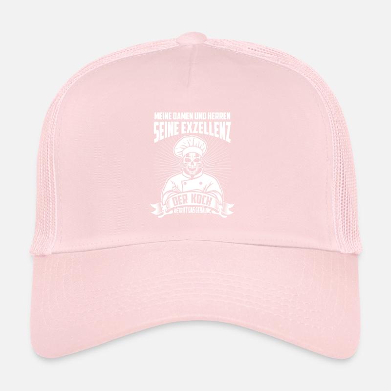 Son Excellence le cuisinier entre dans le bâtiment Casquette trucker 