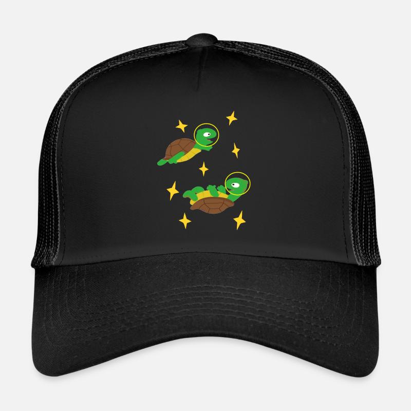 Tortues dans l’espace Casquette trucker 