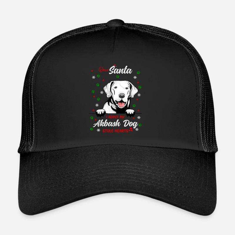 Akbash Hund Hund Weihnachten Hunderasse Trucker Cap