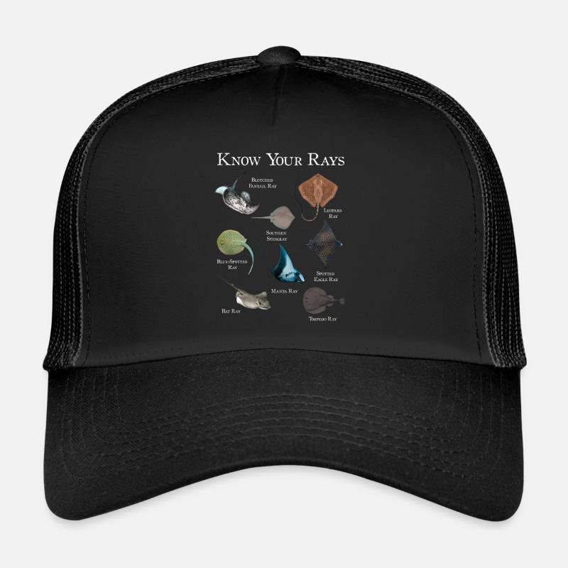 Manta Rochen Arten Geschenk Meeresbiologie Tauchen Trucker Cap