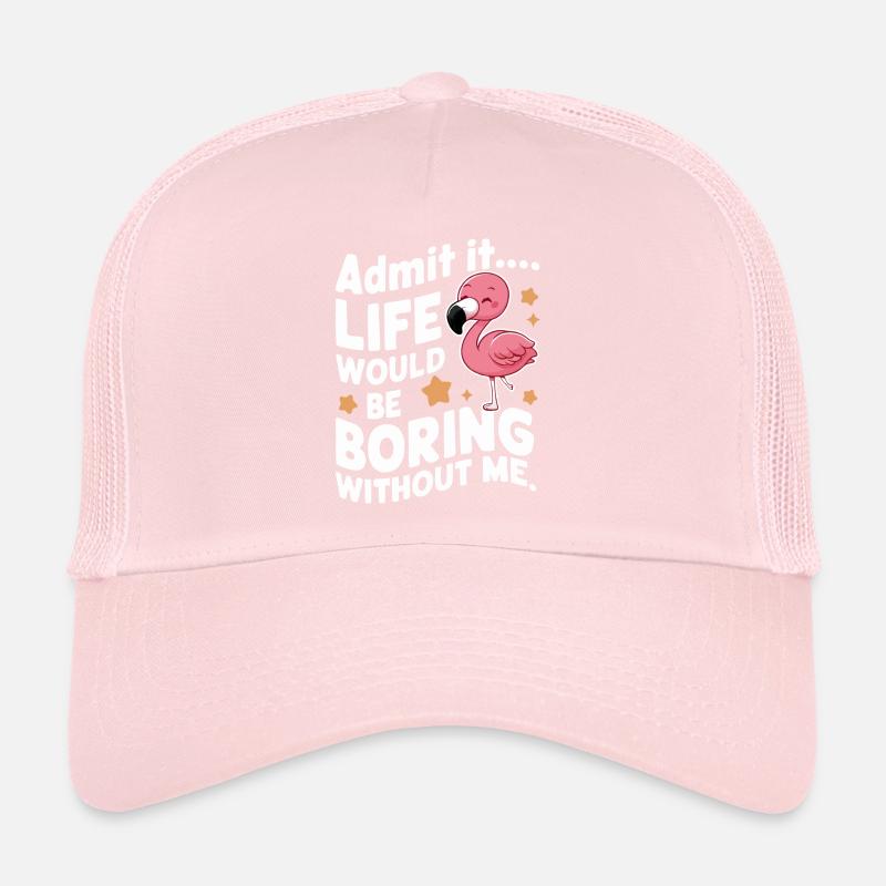Flamingo Animal Pink Trucker Cap