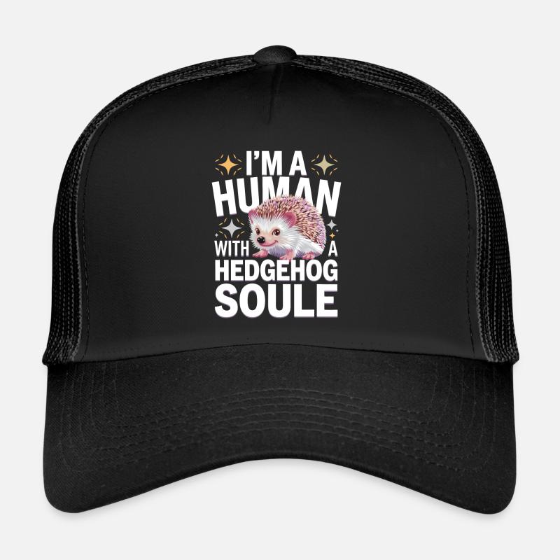 Igel Stachelig Tier Igel Trucker Cap